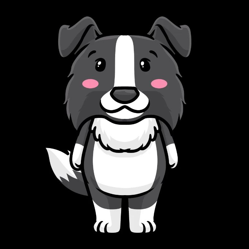 Border Collie Hund Emoticon Hunde