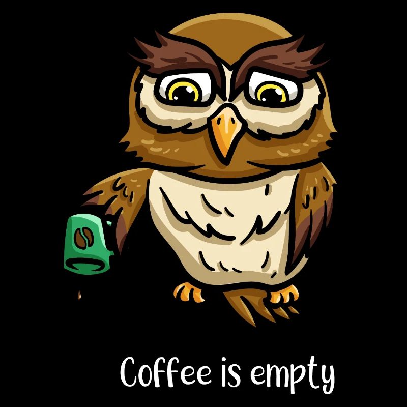 empty coffee ornithology