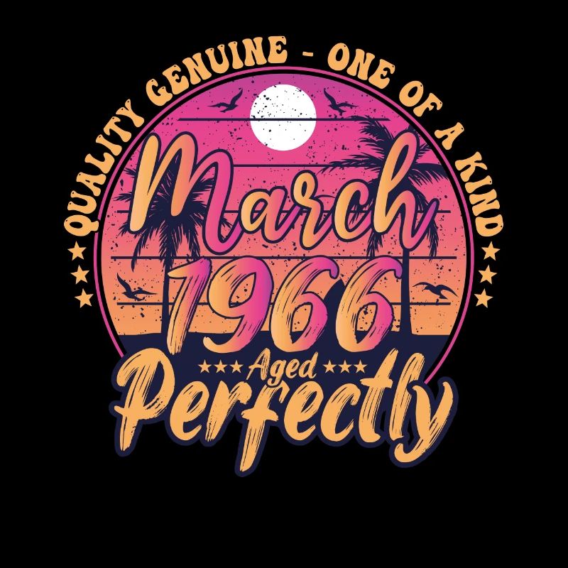 March 1966 anniversary 1966 Retro 1966 March