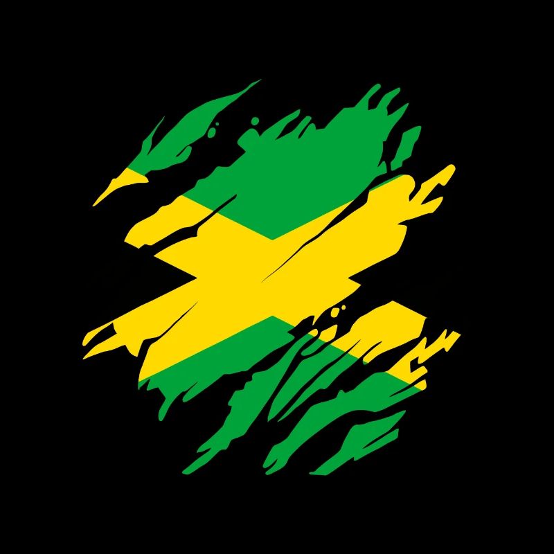 Drapeau jamaïcain Jamaïque