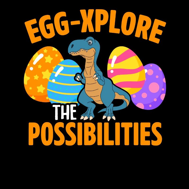 Easter T-rex Dinosaur Rabbit Easter Holiday