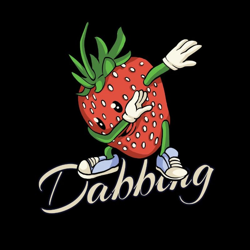 Erdbeere Dabbing Obst Sommer Tanz