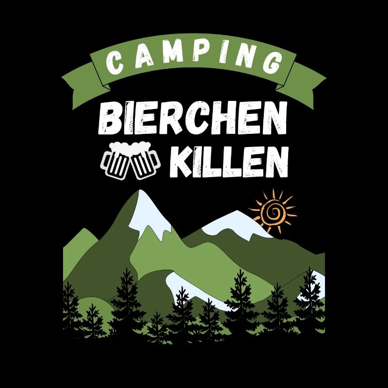 Camping Bierchen killen - Design