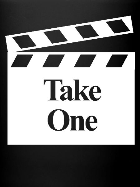 Clapperboard - take one