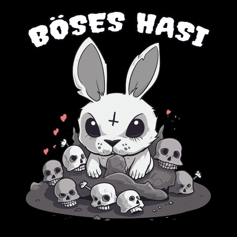 Pastel Goth Böses Hasi Pentagramm