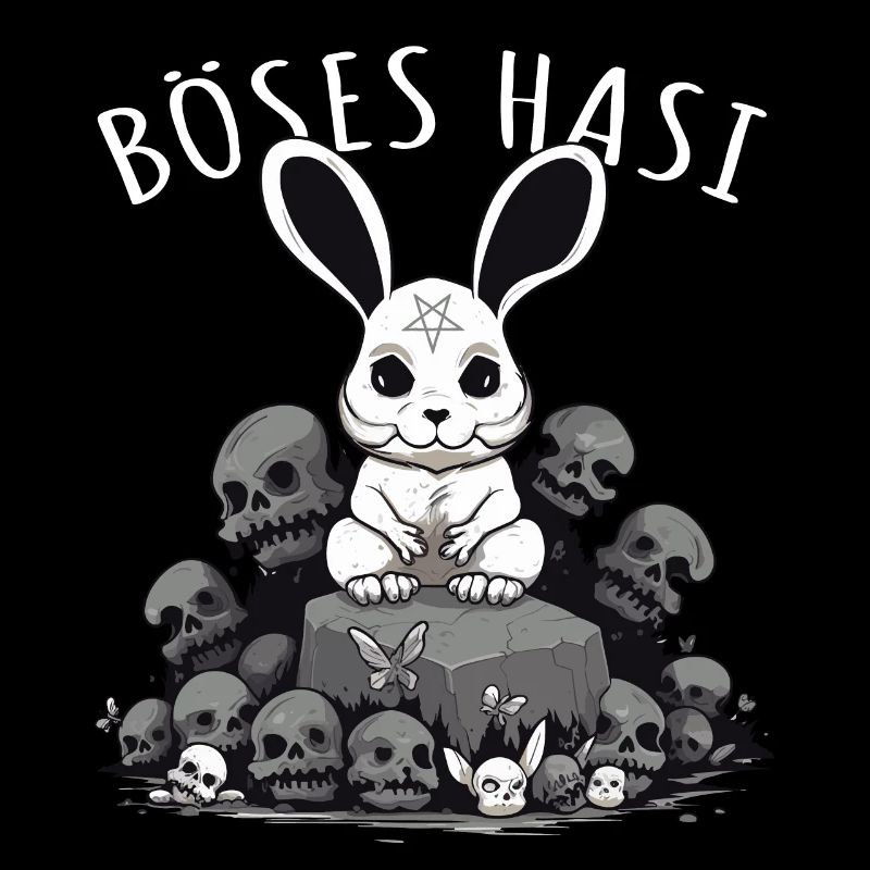 Pastel Goth Böses Hasi Pentagramm