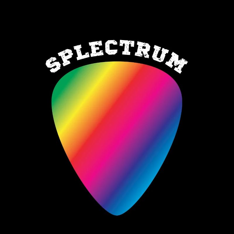 Splectrum - rainbow coloured plectrum, spectrum