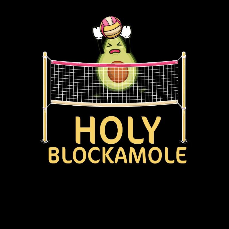 Holy Blockamole Volleyball Avocado