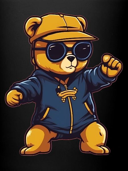 Dancing teddy bear