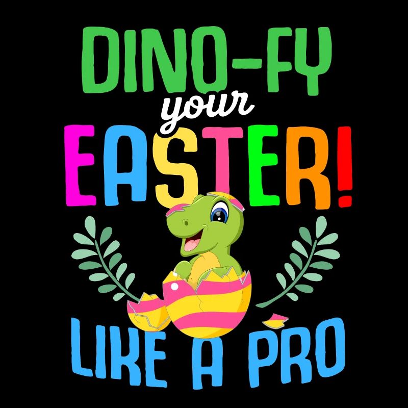 Easter T-rex Dinosaur Rabbit Easter Holiday