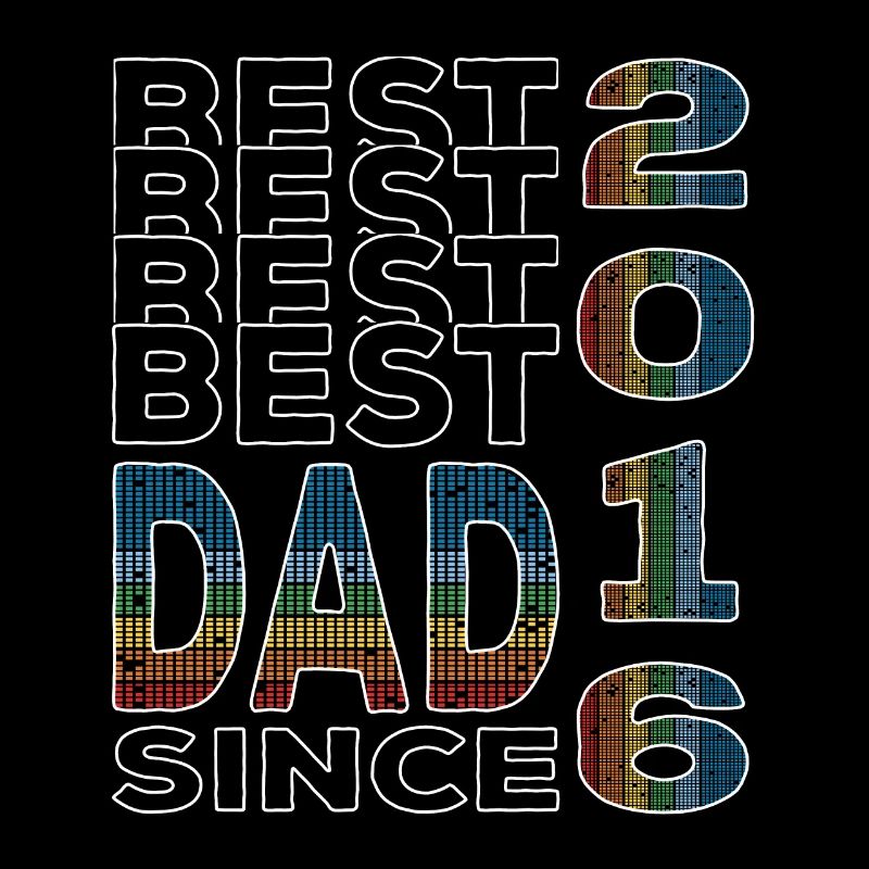 Bester Papa der Welt seit 2016 Vatertag Geburtstag