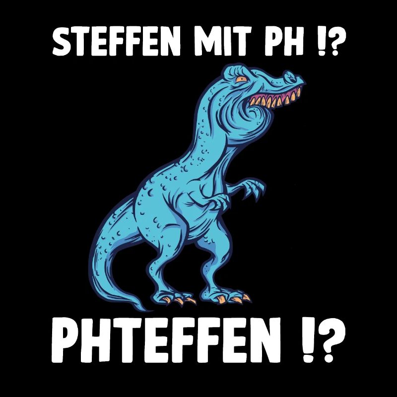 TRex Meme Dinosaurier mit Überbiss Steffen mit ph