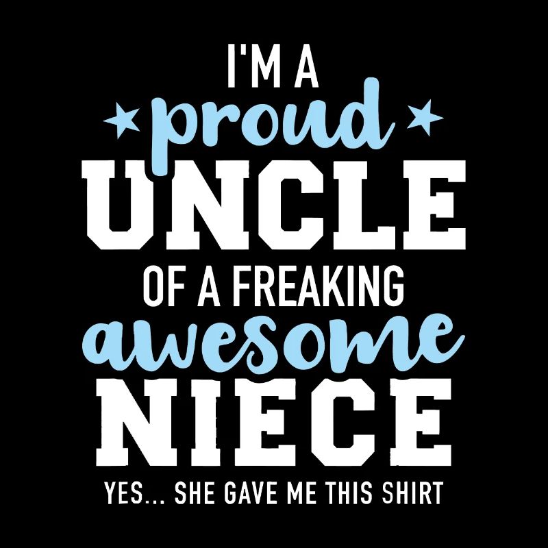 Stolzer Onkel einer tollen Nichte, sie hat mir dieses Geschenk gemacht