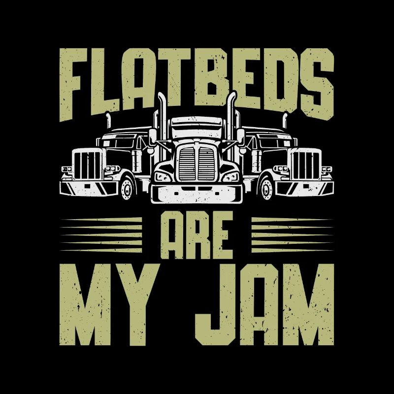 Flatbed Trucker Truck Driver
