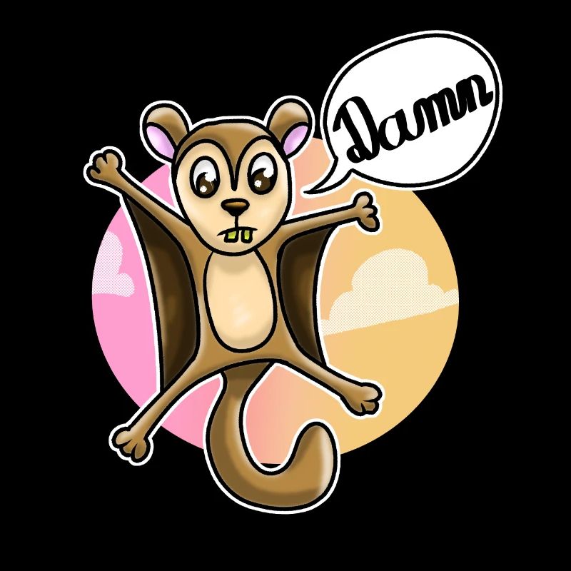 Flughörnchen Fluchhörnchen Gleithörnchen Damn