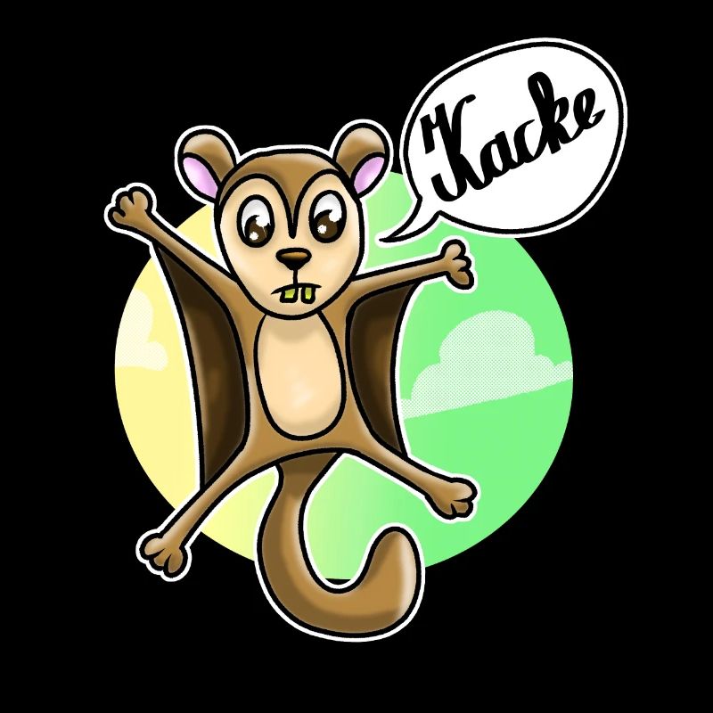 Fluchhörnchen Flughörnchen Gleithörnchen Kacke