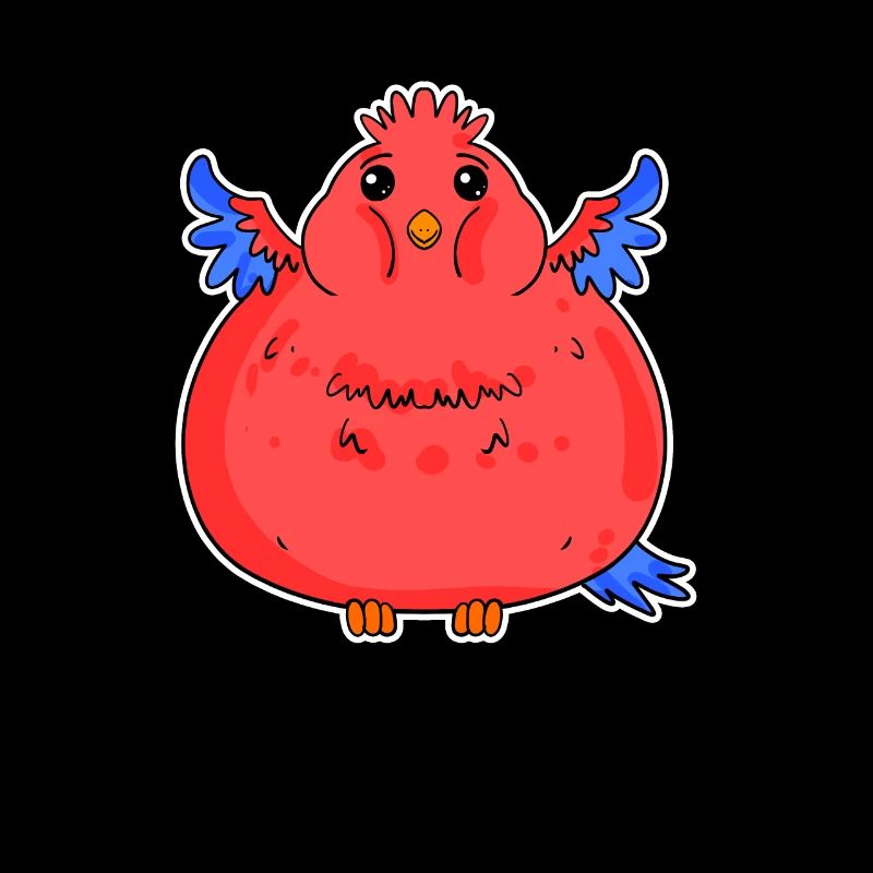 Grosse bite de perroquet drôle