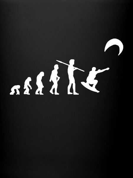 Kitersurfer Evolution Kitesurf