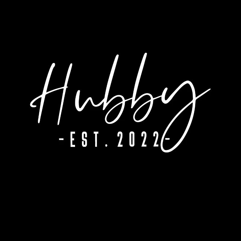 Hubby Est 2022 Just Married Honeymoon Husband