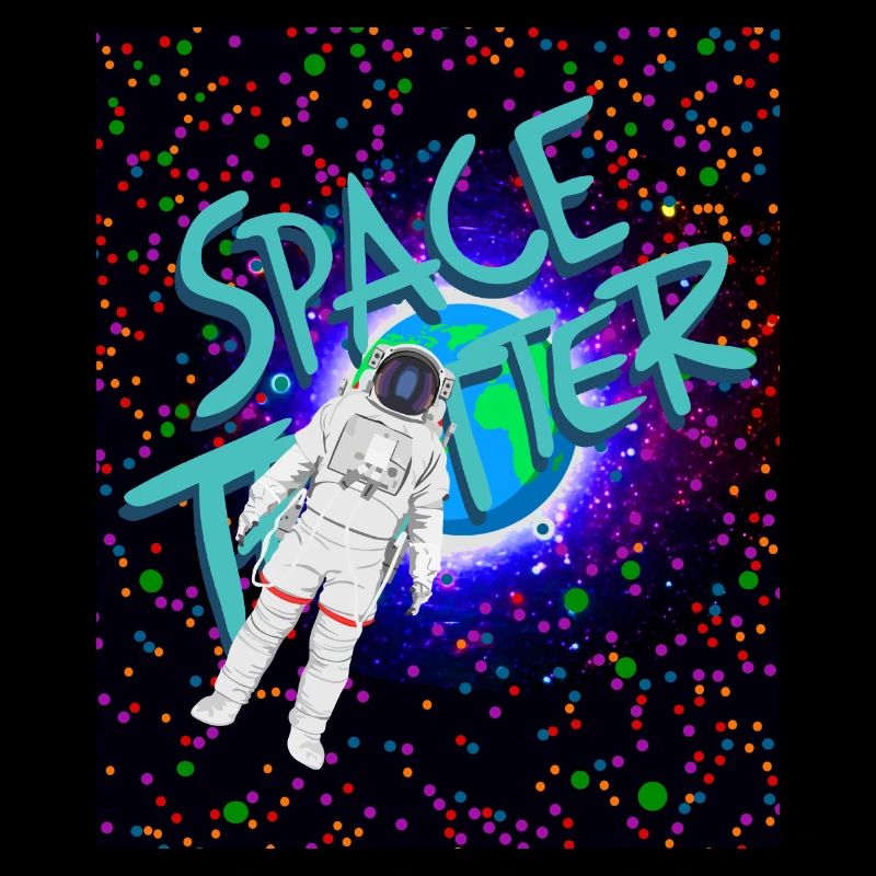 Astronaute et Space Trotter