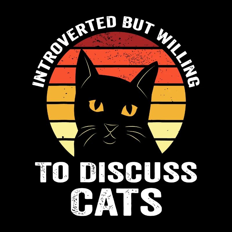 Introvertiert, aber bereit, über Katzen zu diskutieren