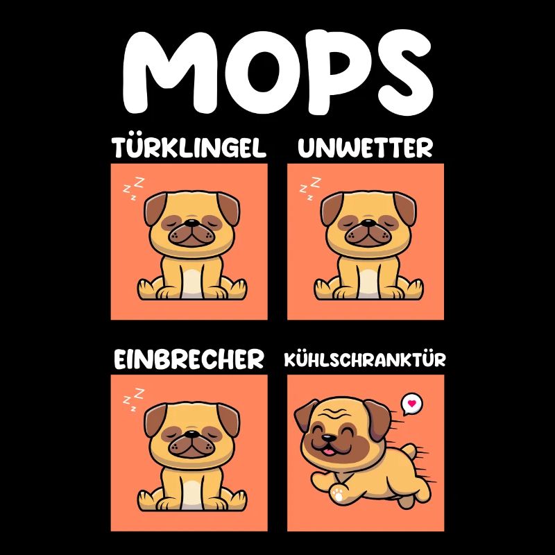 Hund Mops
