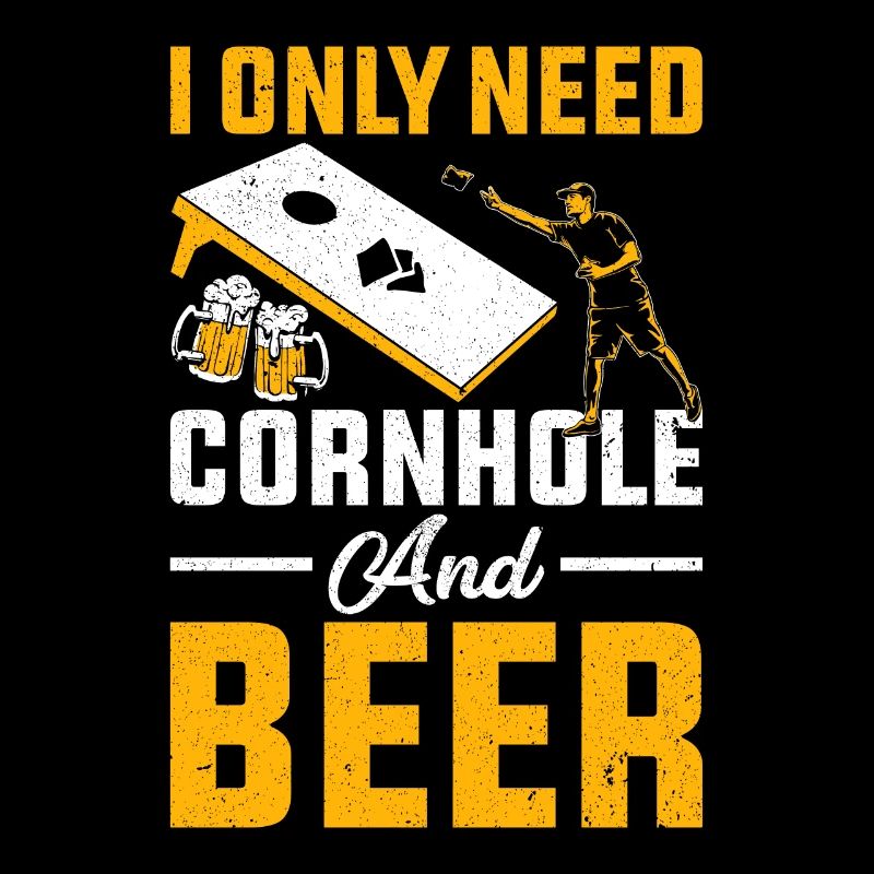 I'm just bellowing cornhle and beer blind hole game