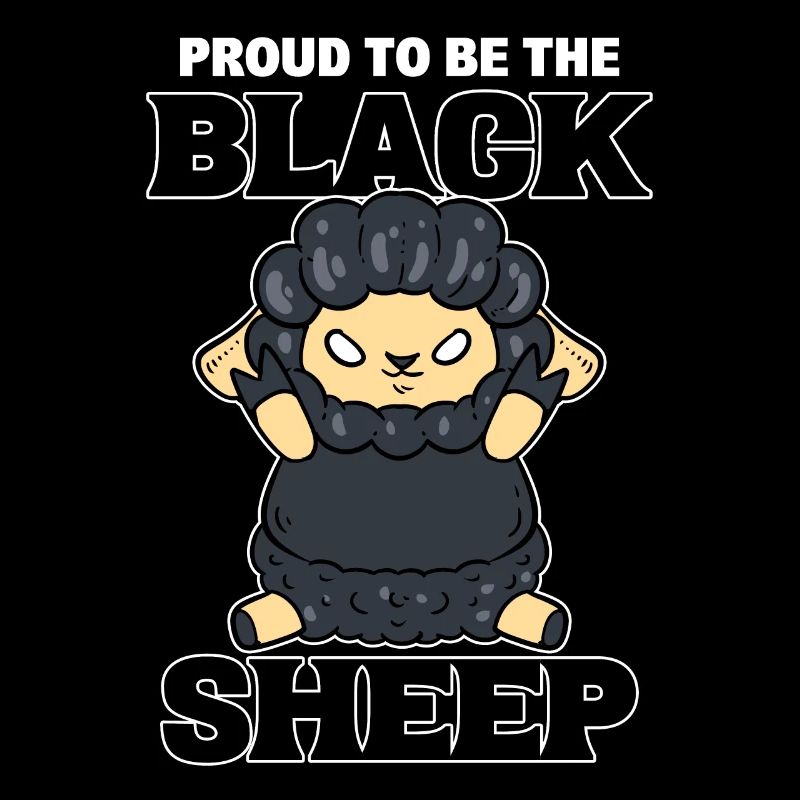 Funny Black Sheep Shepherd