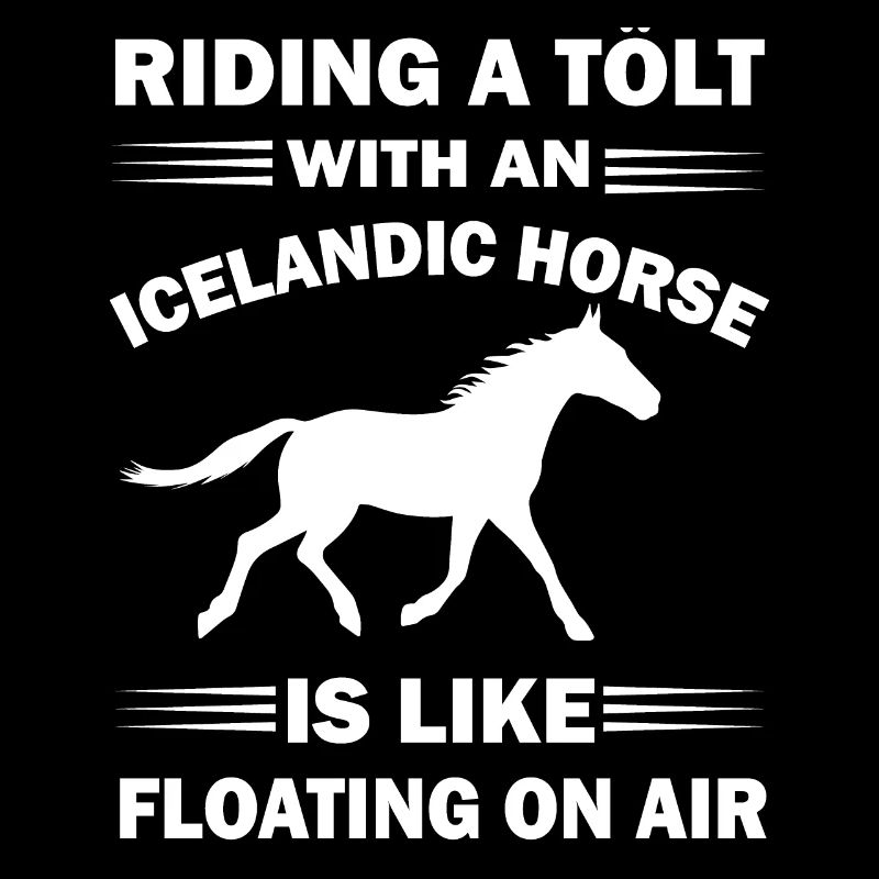 Islandpferd Isländer Tölt Spruch Mädchen süß