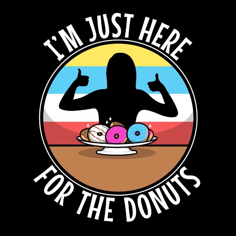 Je suis juste là pour les beignets