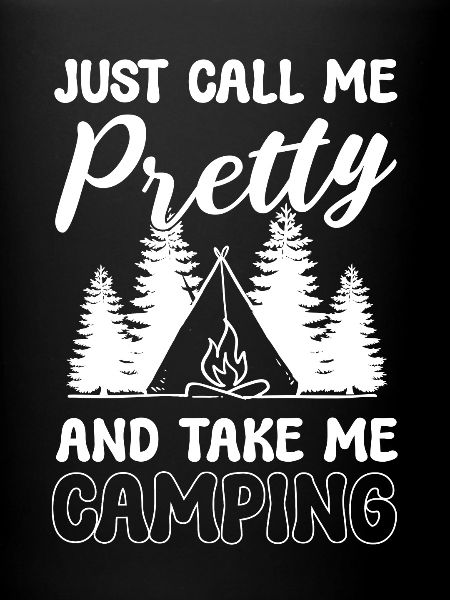 Hübsches Camping-Mädchen Backpacker