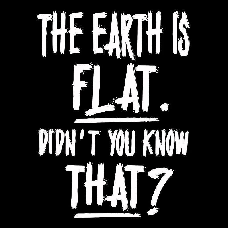 The Earth Is Flat Didn't You Know That?