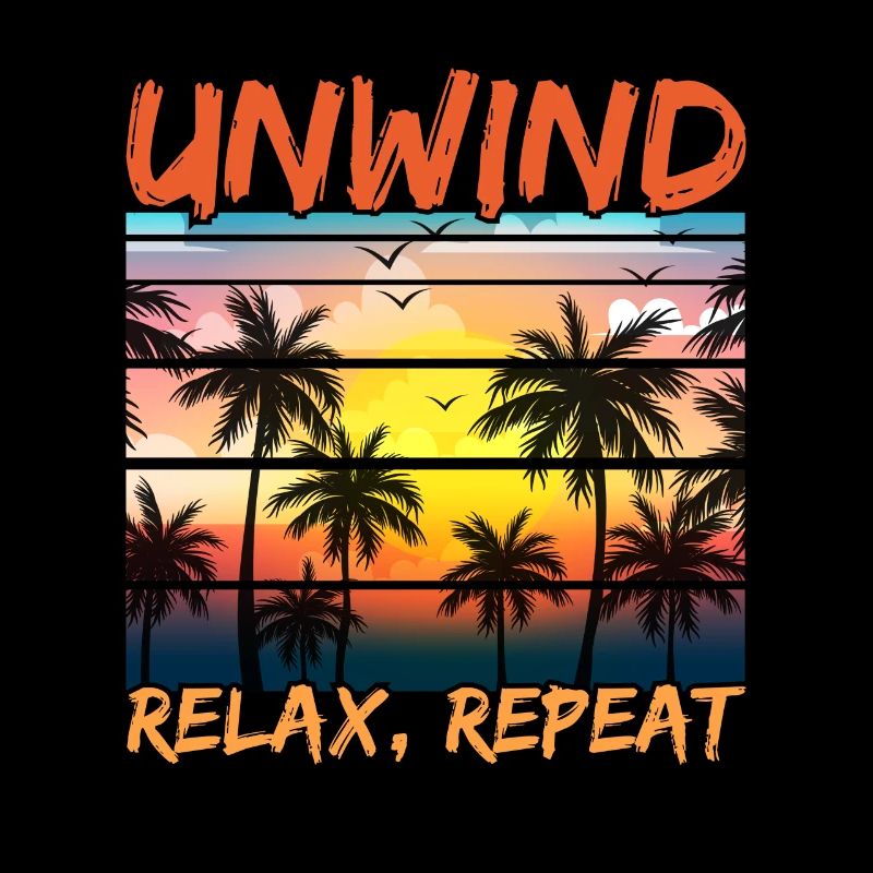 Beach Paradise Disconnect Relax Repeat