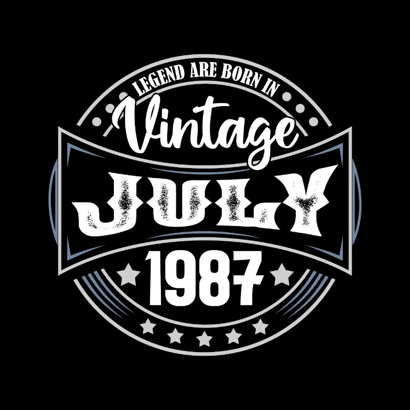 Juli 1987. Geburtstagsgeschenk Juli 1987.