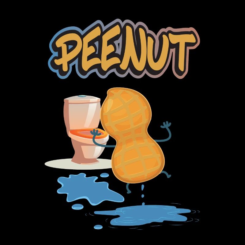 Peenut, funny peeing peanut