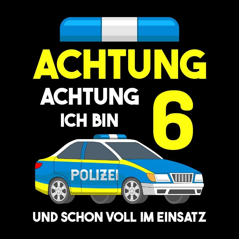 Polizist Einsatzleiter 6. Geburtstag Polizei