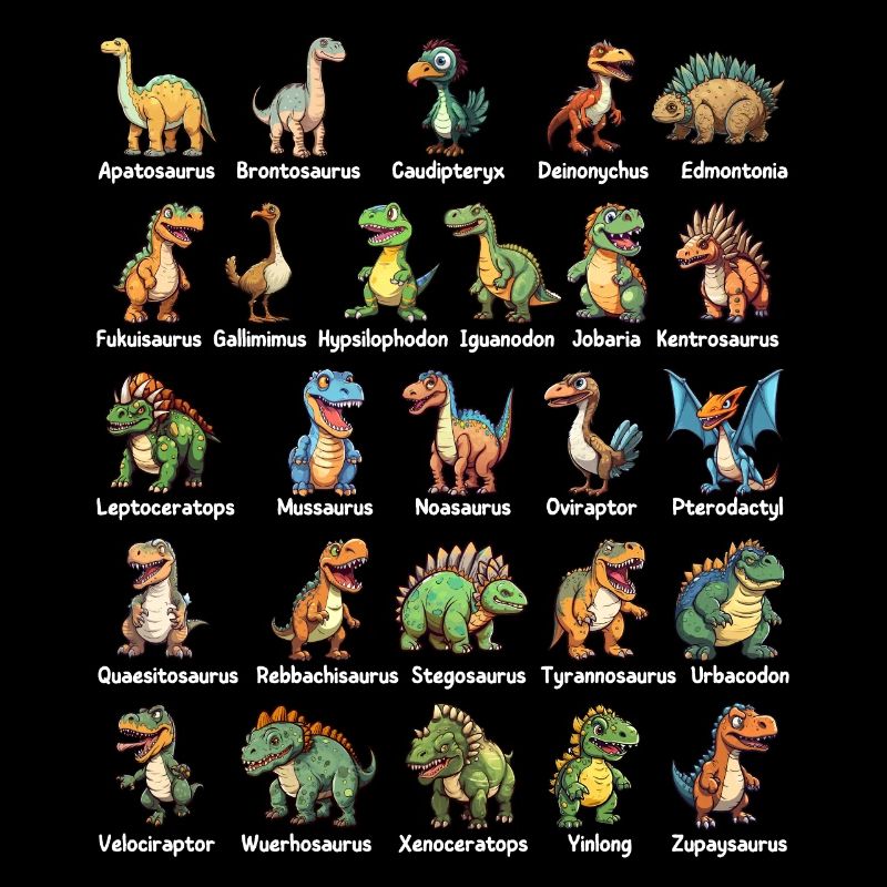 Dinosaurier ABC Dino Alphabet