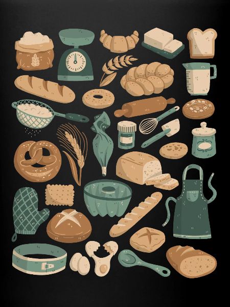 Boulangerie et boulangerie Doodles