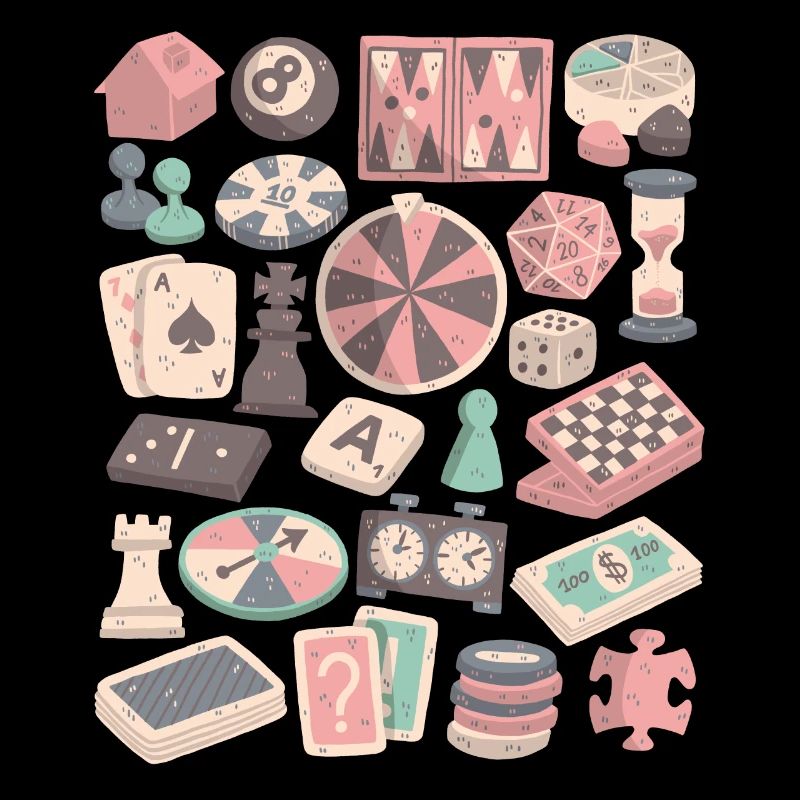 Brettspiele und Gesellschaftsspiele