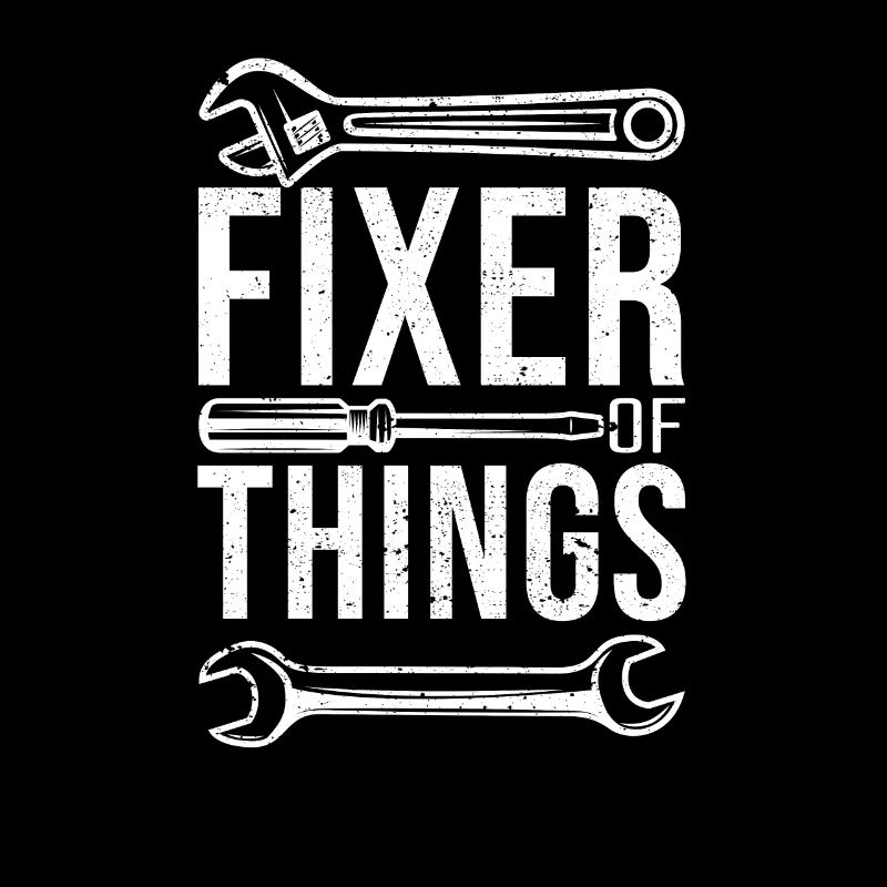 Fixer der Dinge Handwerker Schreiner Heimwerker