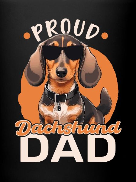 Fier papa teckel