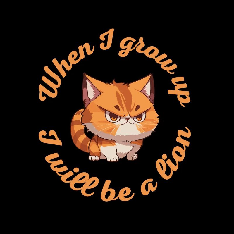 Wenn ich groß bin, werde ich ein Löwe sein