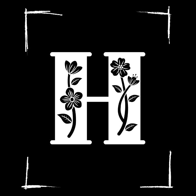letter H initial