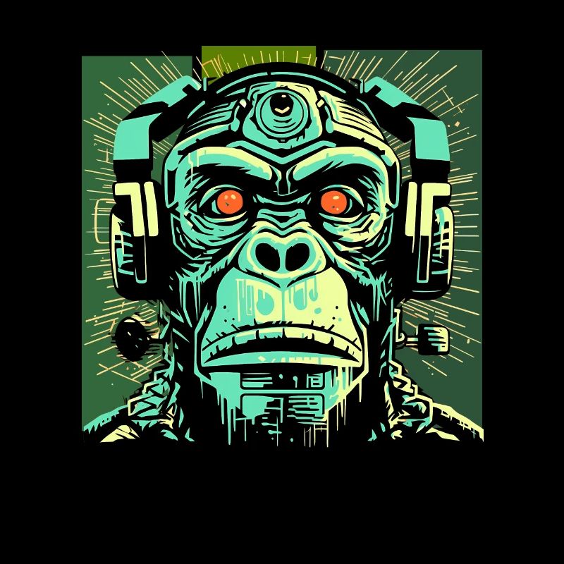 Alien Robot Ape Space Robot Gorilla