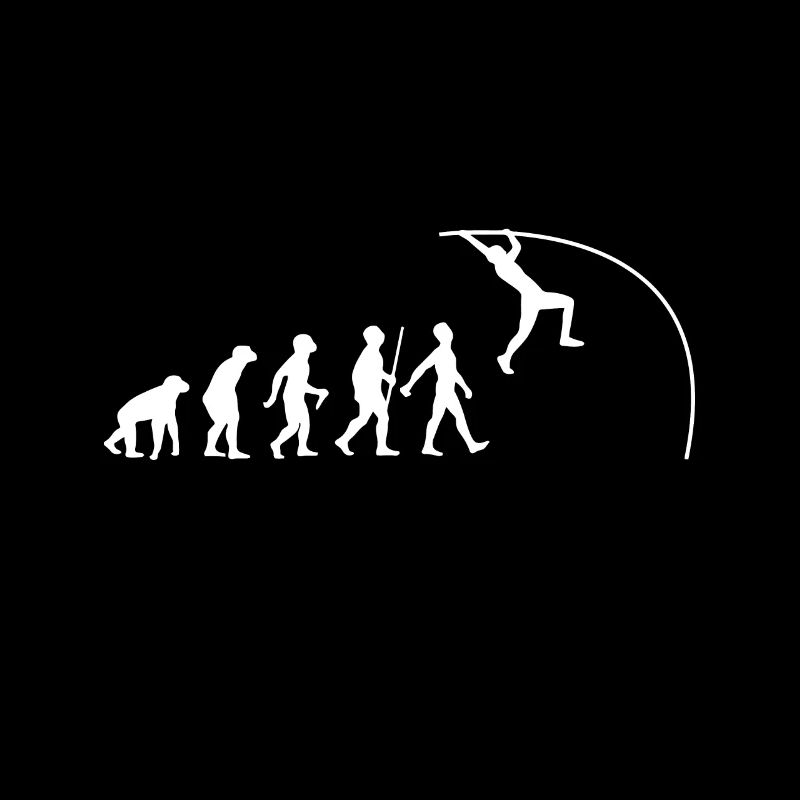 Cool conception de saut à la perche, saut à la perche