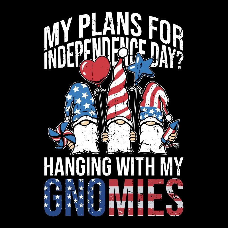 Gartenzwerg 4. Juli Indipendence Day Gnome