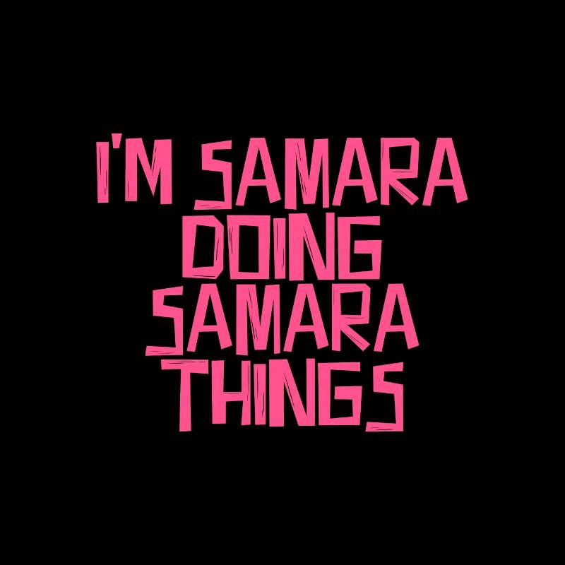 Je suis Samara en train de faire des choses Samara