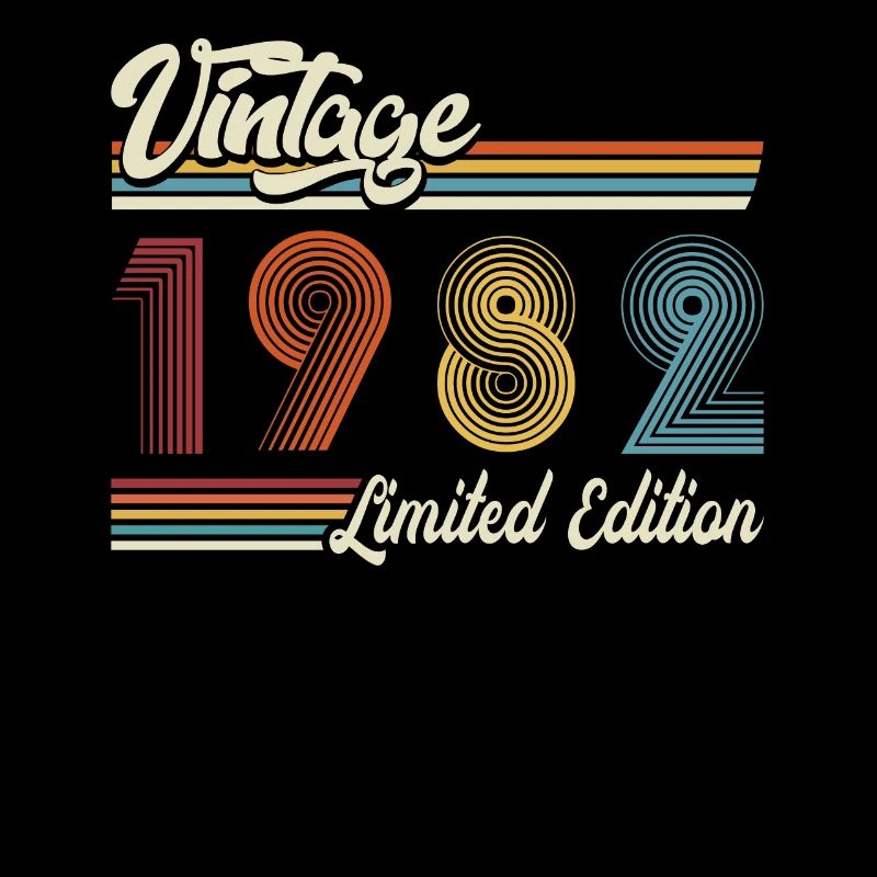 Limitierte Auflage 1982 Geburtstagsshirt 40th