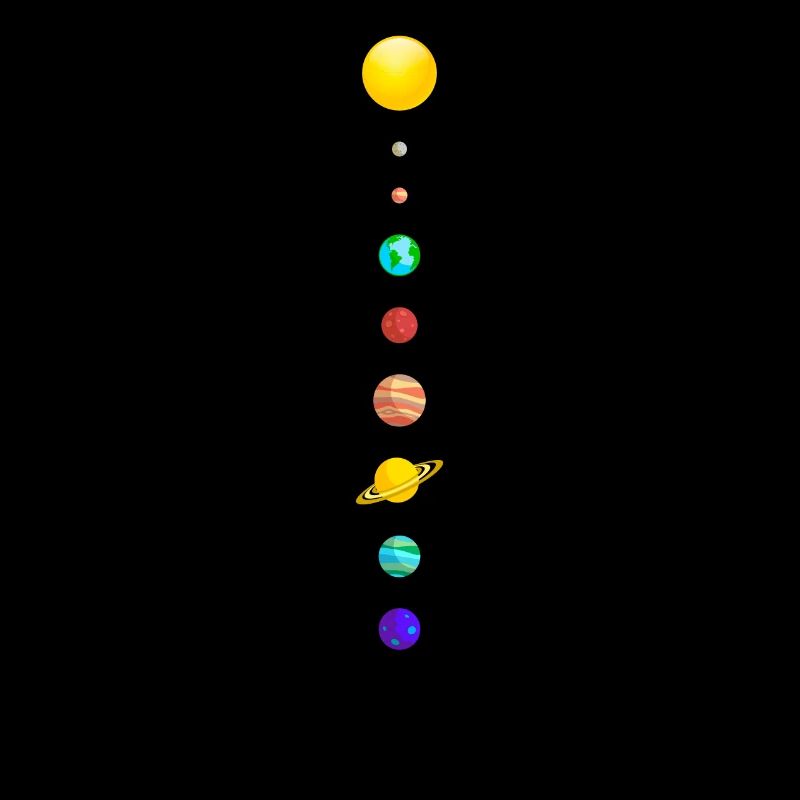 Planets design with solar system in space stars