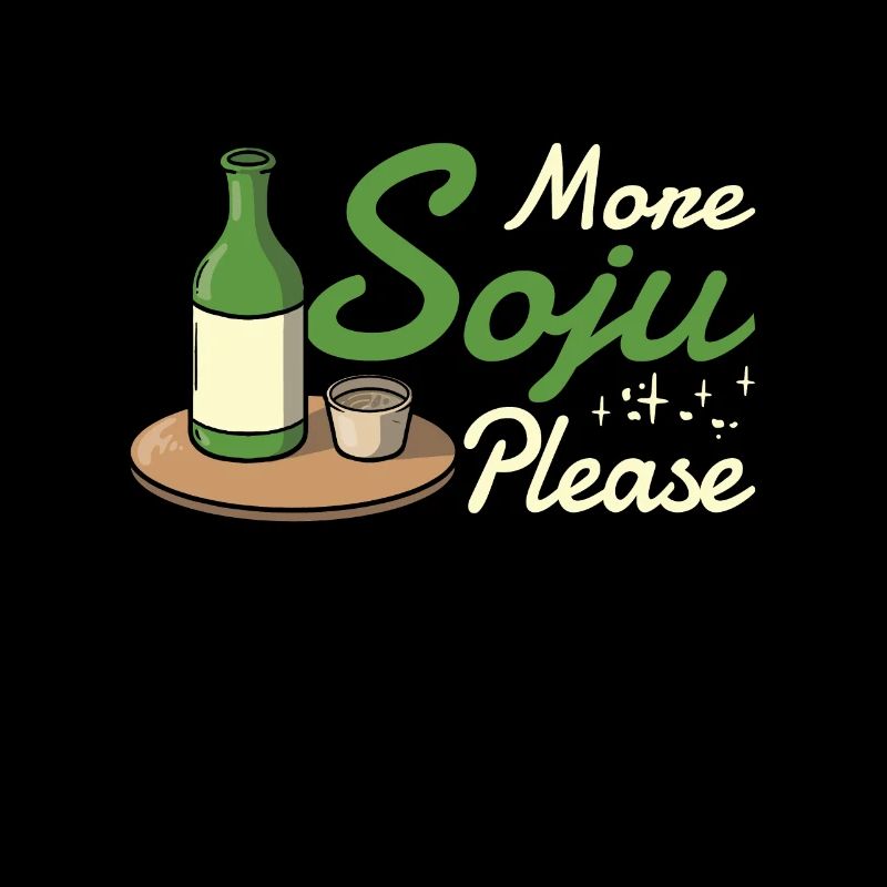 Soju Korean Wine Drink Corée